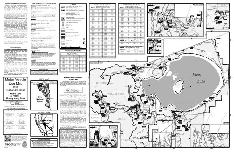 MVUM - Mono Lake — Inyo National Forest
