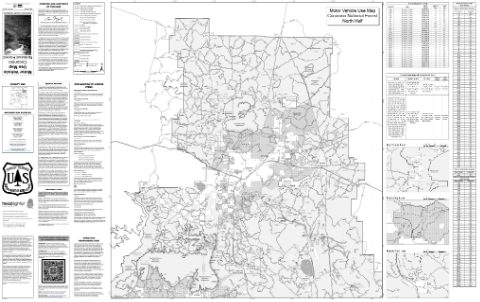 North Section of MVUM — Coconino National Forest (2025)