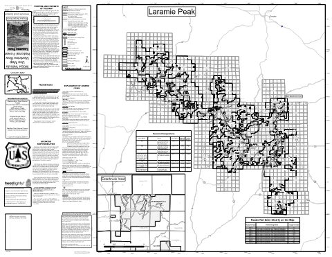 Laramie Peak Motor Vehicle Use Map (MVUM) — Medicine Bow-Routt National Forests & Thunder Basin National Grassland (2022)