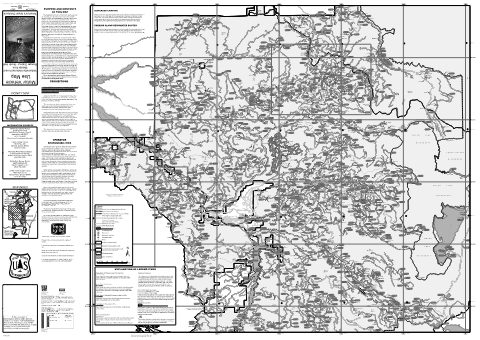 Middle Fork Ranger District - North (front and back) MVUM — Willamette National Forest (2025)