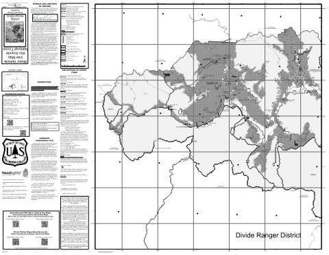 Divide Ranger District - West MVUM — Rio Grande National Forest (2025)