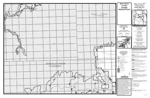 Map 18 MVUM — Umatilla National Forest (2026)