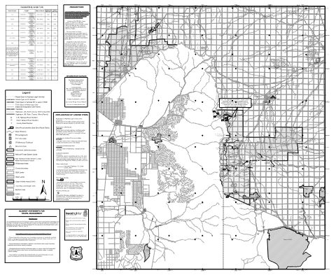 MVUM PDF (back) — Pike-San Isabel National Forests & Cimarron and Comanche National Grasslands (2026)