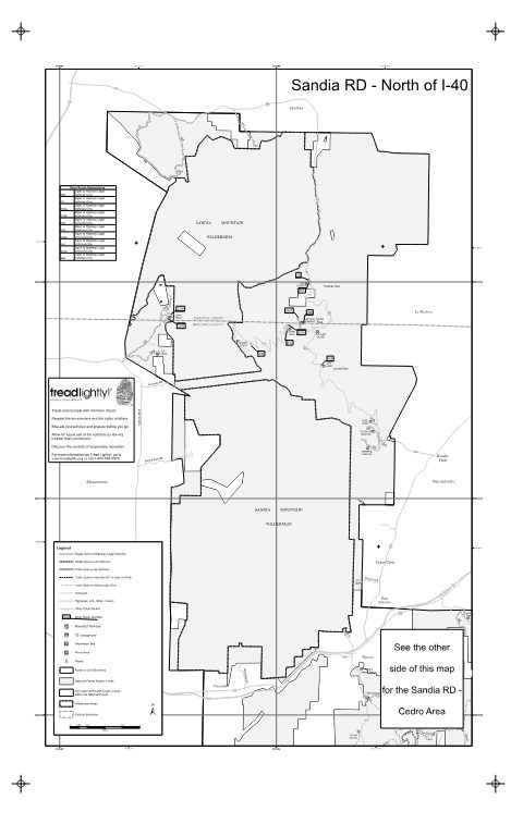 Sandia - Back MVUM — Cibola National Forest and National Grasslands