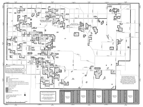 Black Kettle/McClellan Creek - Back Motor Vehicle Use Map (MVUM) — Cibola National Forest and National Grasslands