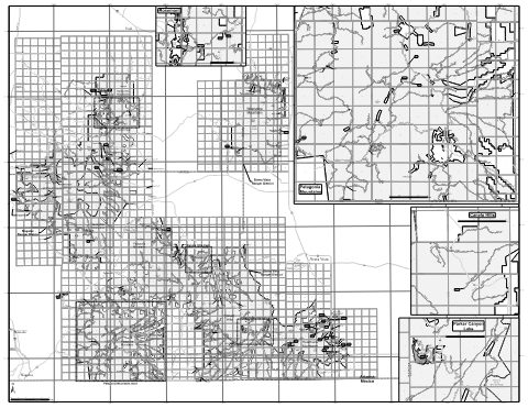 Nogales & Sierra Vista Ranger Districts -Back Motor Vehicle Use Map (MVUM) — Coronado National Forest
