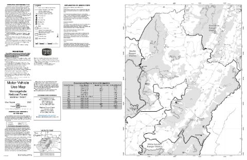 Marlinton Ranger District MVUM — Monongahela National Forest (2025)