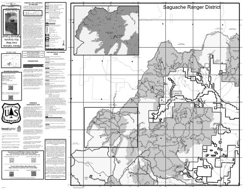 Saguache Ranger District - West Motor Vehicle Use Map (MVUM) — Rio Grande National Forest (2025)