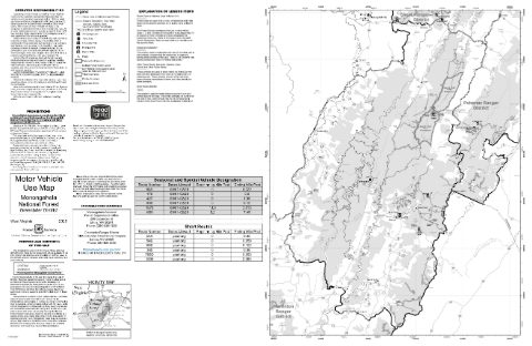 Greenbrier Ranger District MVUM — Monongahela National Forest (2025)
