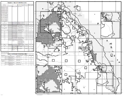 Saguache Ranger District - East Motor Vehicle Use Map (MVUM) — Rio Grande National Forest (2025)