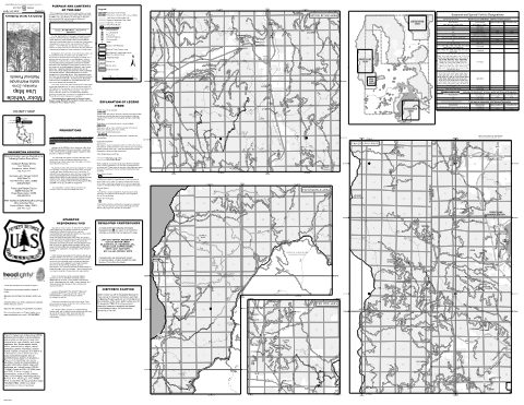 Kaniksu MVUM Front — Idaho Panhandle National Forests (2019)