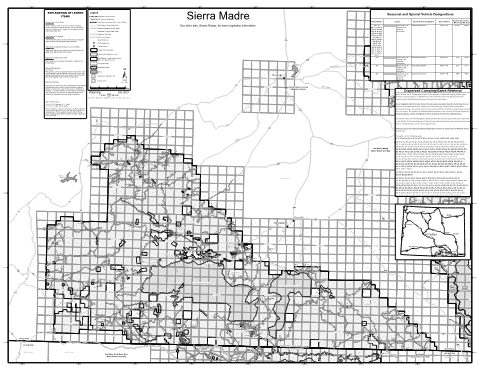 Sierra Madre Motor Vehicle Use Map (MVUM) — Medicine Bow-Routt National Forests & Thunder Basin National Grassland (2021)
