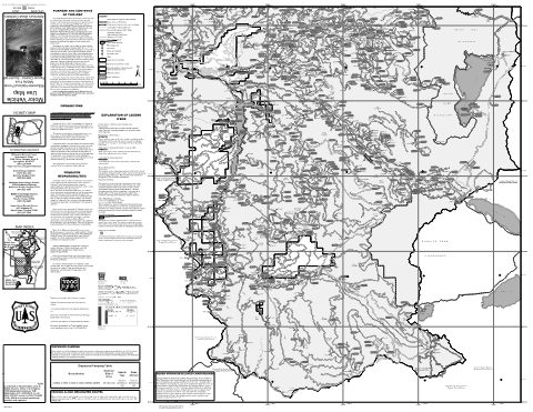 Middle Fork Ranger District - South (front and back) MVUM — Willamette National Forest (2025)