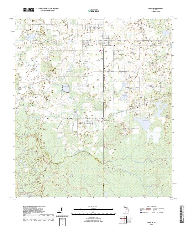 Webster, FL — USGS 7.5-minute topo (2024)