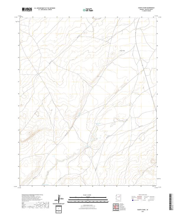 Giants Chair, AZ — USGS 7.5-minute topo (2021)