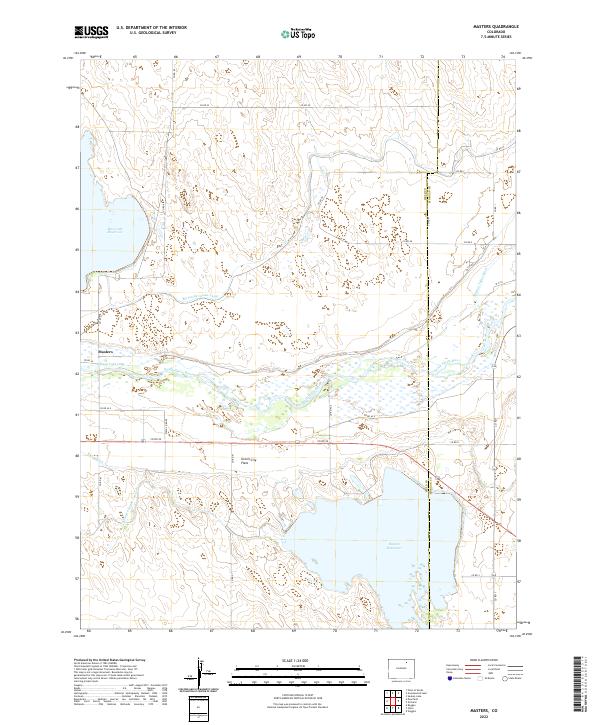 Masters, CO — USGS 7.5-minute topo (2022)