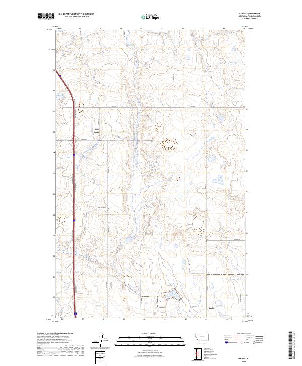 Ferdig, MT — USGS 7.5-minute topo (2024)