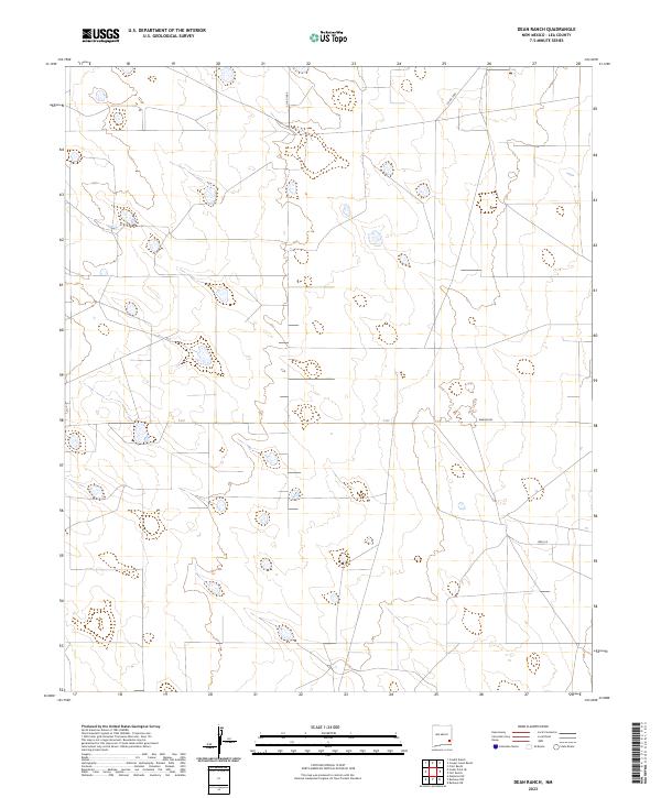 Dean Ranch, NM — USGS 7.5-minute topo (2023)