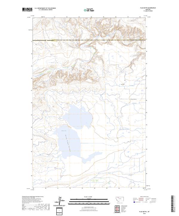 Flag Butte, MT — USGS 7.5-minute topo (2024)