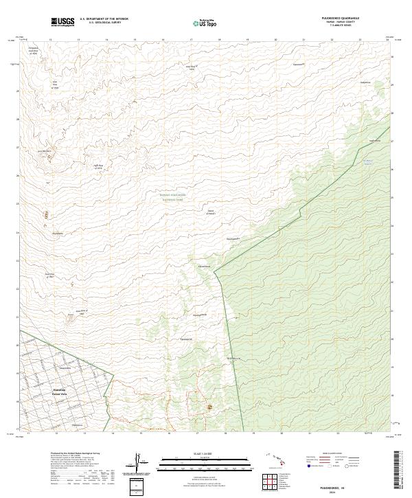 Puuokeokeo, HI — USGS 7.5-minute topo (2024)