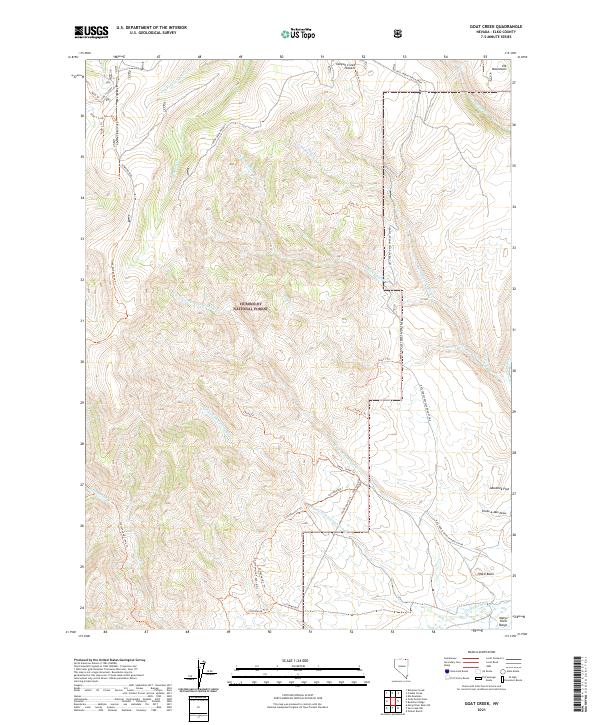 Goat Creek, NV — USGS 7.5-minute topo (2021)