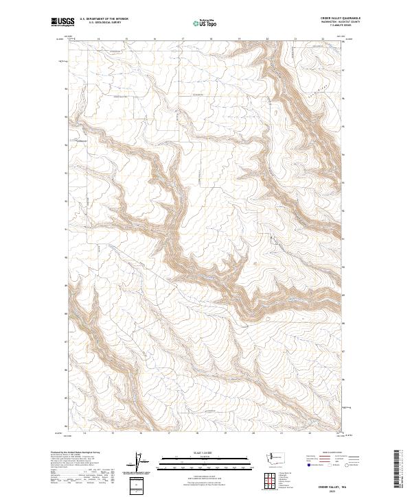 Crider Valley, WA — USGS 7.5-minute topo (2023)