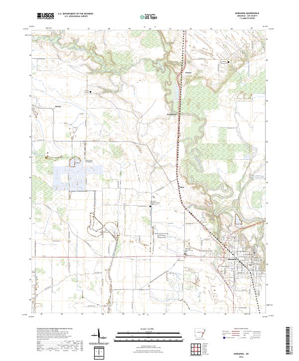 Marianna, AR — USGS 7.5-minute topo (2024)