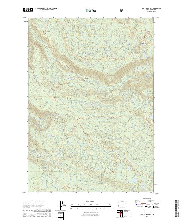 Substitute Point, OR — USGS 7.5-minute topo (2023)