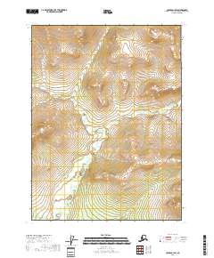 Coleen C-1 SW, AK — USGS 7.5-minute topo (2018)