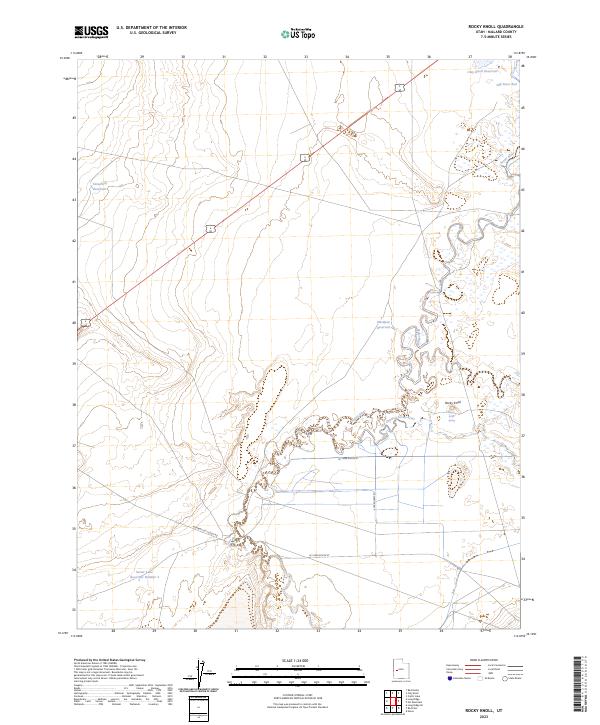 Rocky Knoll, UT — USGS 7.5-minute topo (2023)