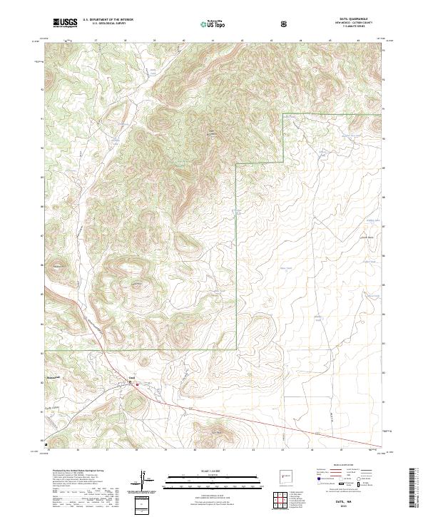 Datil, NM — USGS 7.5-minute topo (2023)