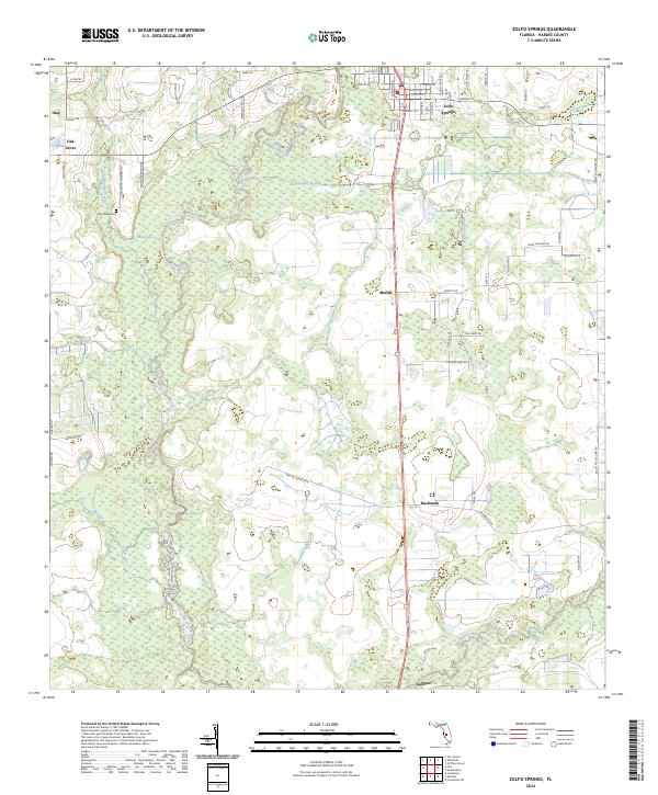 Zolfo Springs, FL — USGS 7.5-minute topo (2024)