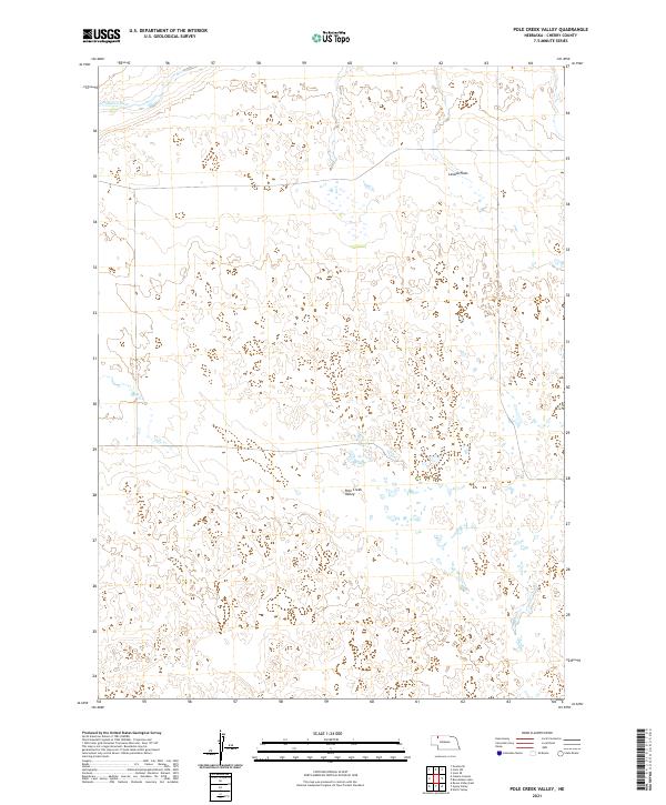 Pole Creek Valley, NE — USGS 7.5-minute topo (2021)