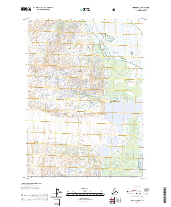 Cordova D-2 SW, AK — USGS 7.5-minute topo (2024)