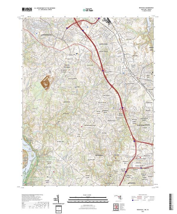 Rockville, MD-VA — USGS 7.5-minute topo (2023)