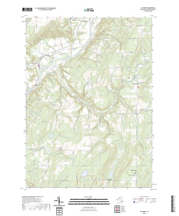 Fillmore, NY — USGS 7.5-minute topo (2023)
