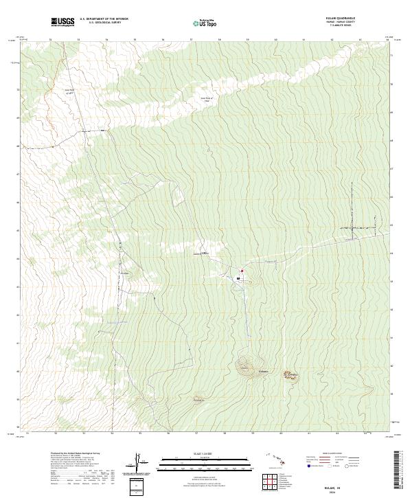 Kulani, HI — USGS 7.5-minute topo (2024)