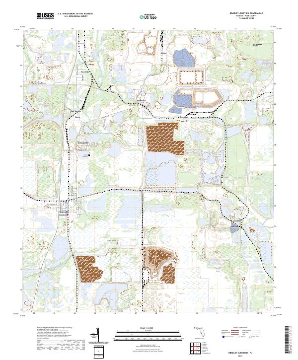 Bradley Junction, FL — USGS 7.5-minute topo (2024)