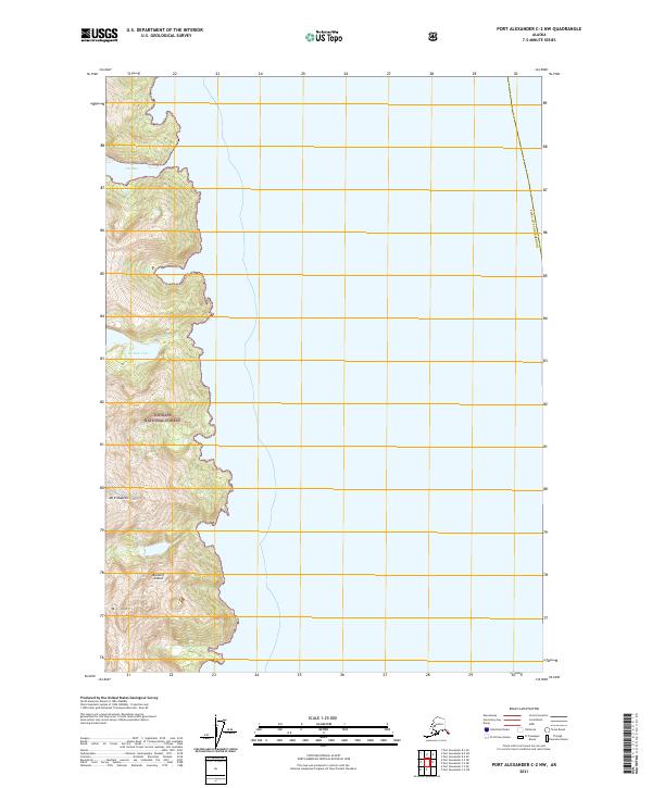 Port Alexander C-2 NW, AK — USGS 7.5-minute topo (2021)