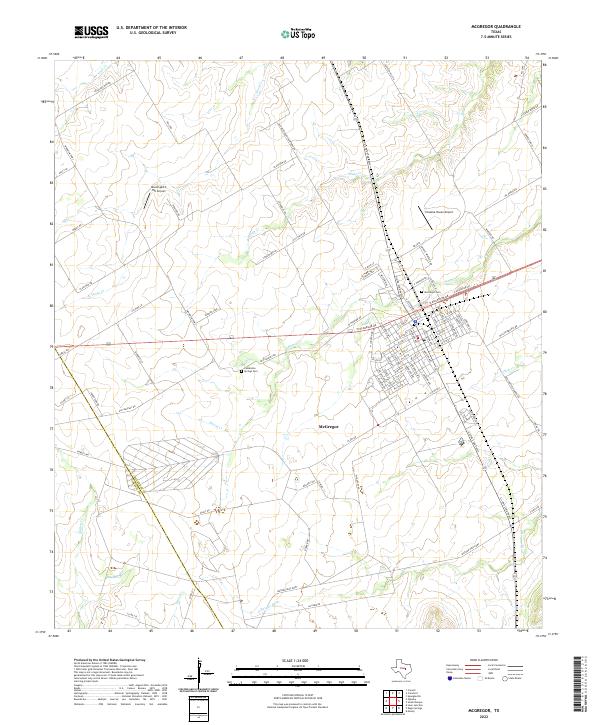 McGregor, TX — USGS 7.5-minute topo (2022)