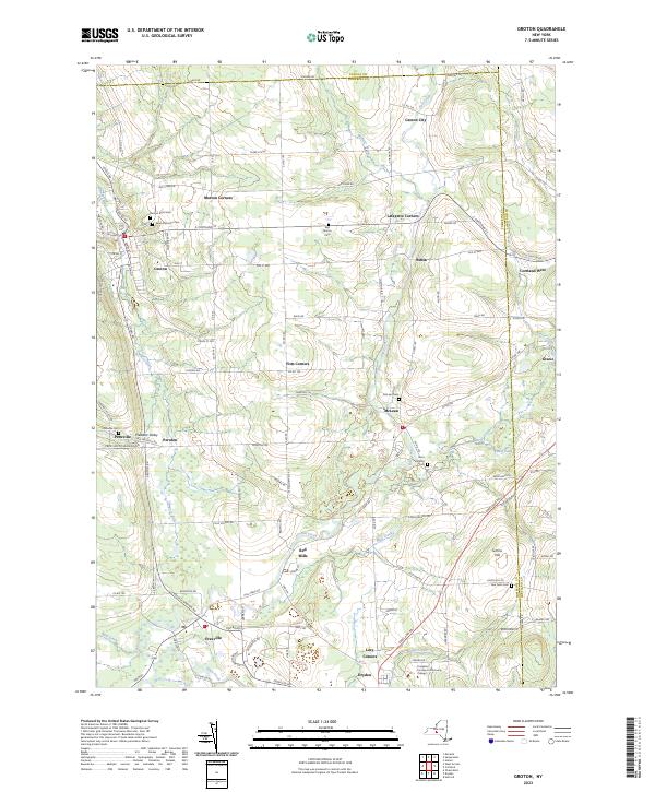 Groton, NY — USGS 7.5-minute topo (2023)