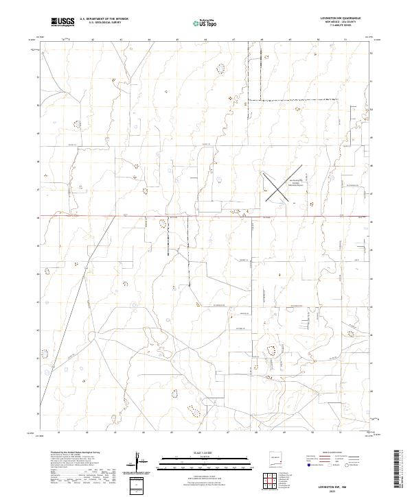 Lovington NW, NM — USGS 7.5-minute topo (2023)