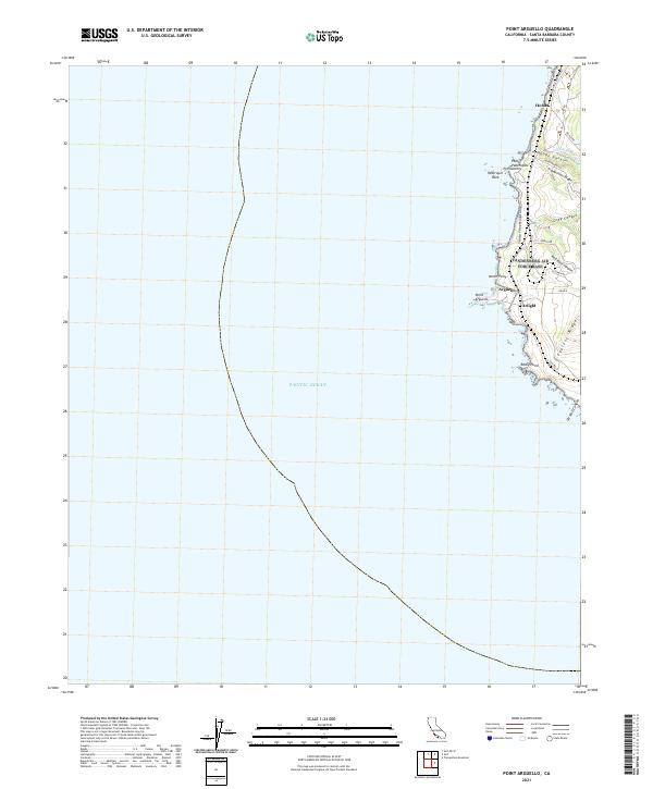 Point Arguello, CA — USGS 7.5-minute topo (2021)