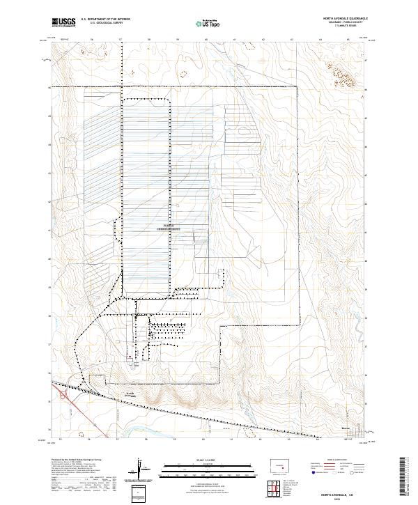 North Avondale, CO — USGS 7.5-minute topo (2022)