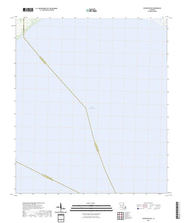 Covington SW, LA — USGS 7.5-minute topo (2024)
