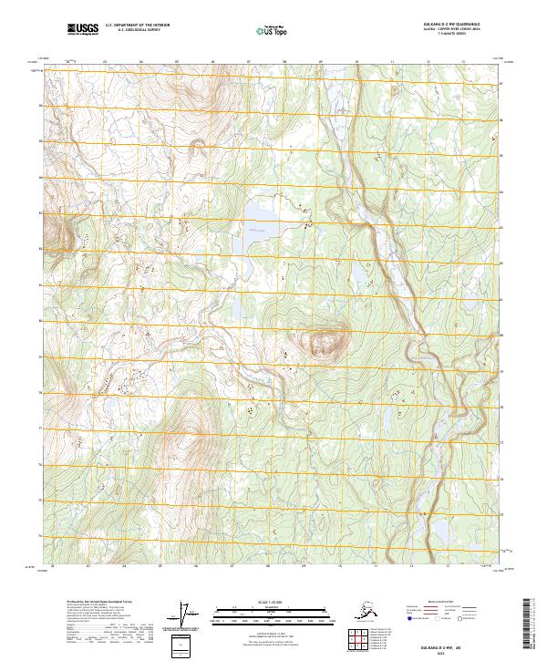 Gulkana D-2 NW, AK — USGS 7.5-minute topo (2023)