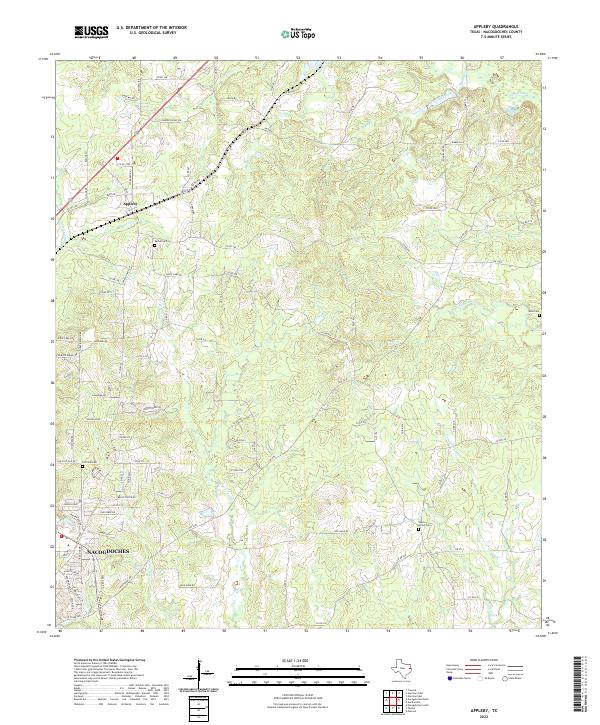 Appleby, TX — USGS 7.5-minute topo (2022)