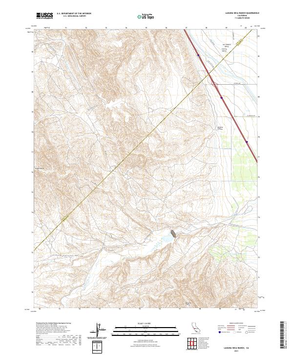 Laguna Seca Ranch, CA — USGS 7.5-minute topo (2021)