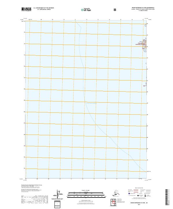 Dixon Entrance D-4 NW, AK — USGS 7.5-minute topo (2021)