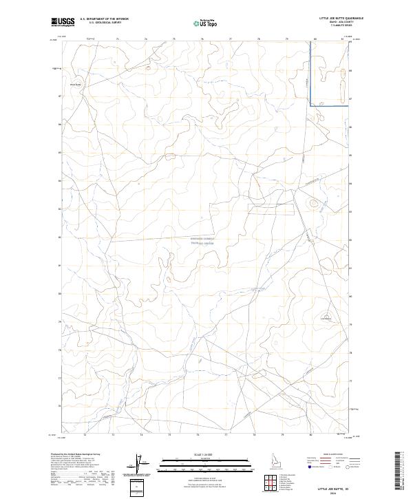 Little Joe Butte, ID — USGS 7.5-minute topo (2024)